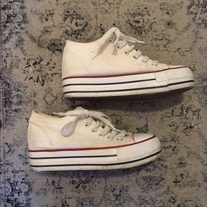Wedge Platform Converse like Sneakers